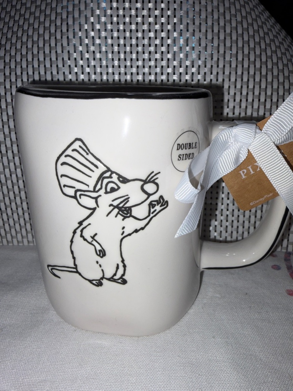 Rae Dunn Disney ratatouille chef’s kiss remy Pixar Mouse Mug